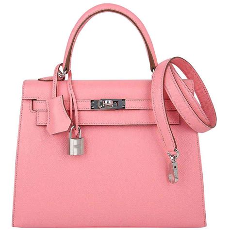 hermes pink kelly epsom|hermes kelly leather bag.